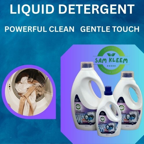 Liquid Detergent - Floral Scent 1L/2L/5L Volume White Color pH Level 7-8 Biodegradable >90% | Ideal for Machine & Hand Washing