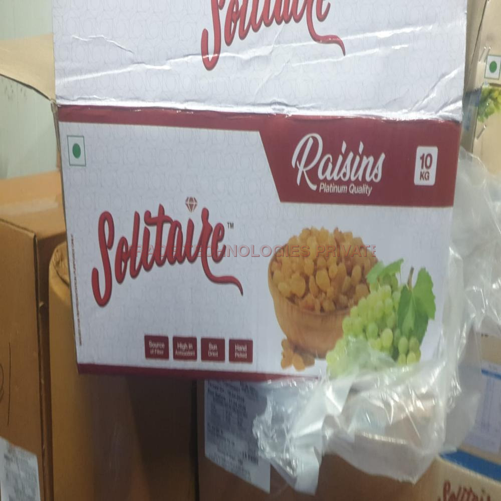 Solitaire platinum Round Raisins