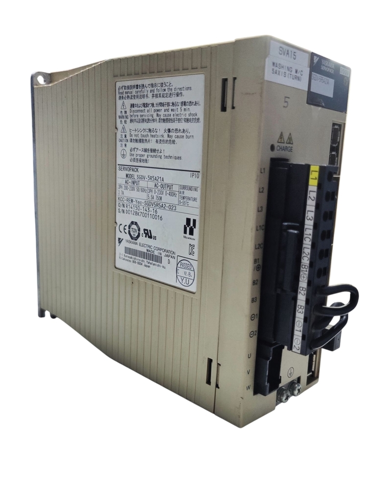 Yaskawa Servo Sgdv-5r5a21a - Color: Gray