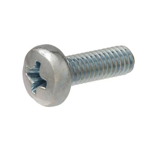 Round Head Stainless Steel Screw - Color: Silver