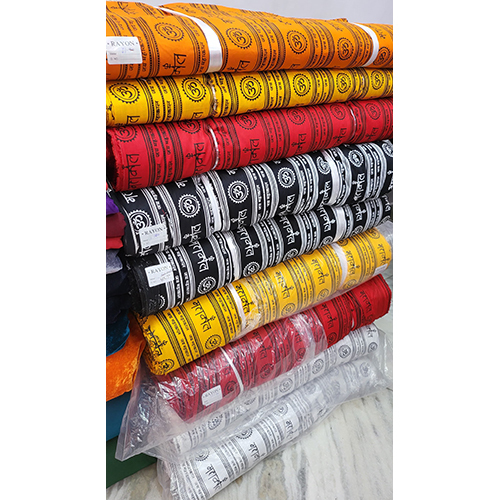 Religious Prints Rayon Fabric