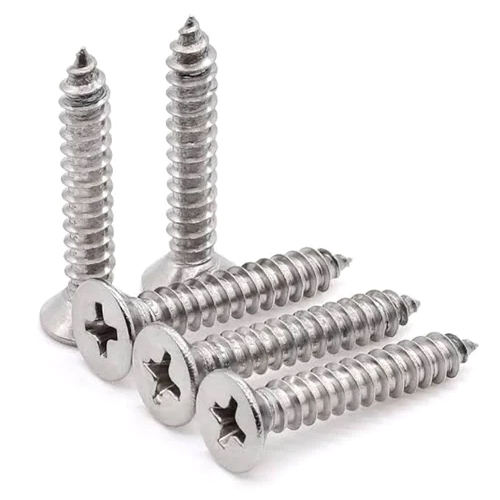 Wood Screw - Color: Silver