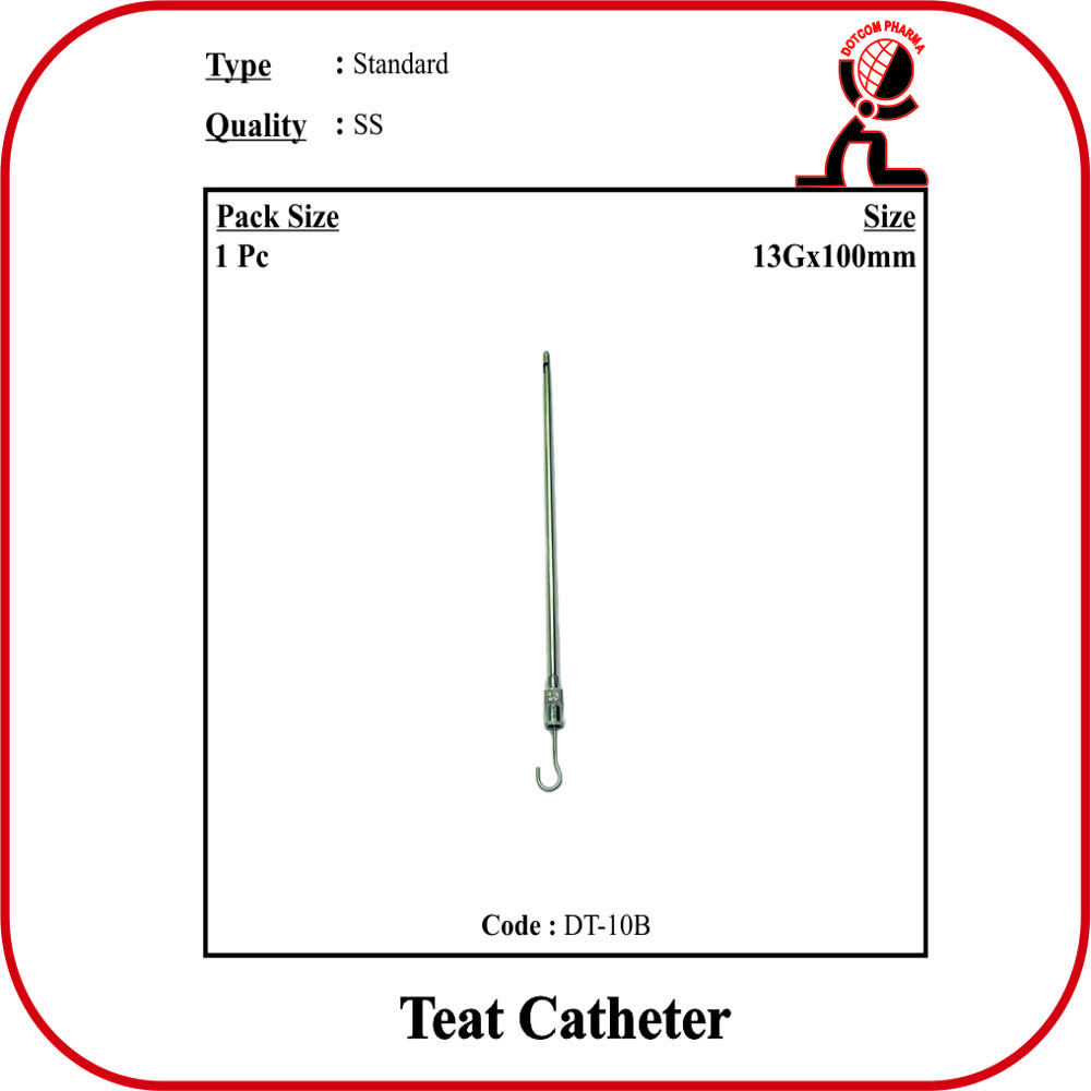 Teat Catheter 13GX2.5MMX100MM