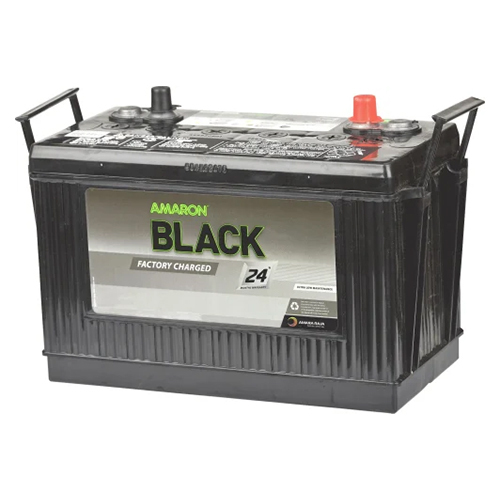 65Ah Amaron Black Factory Charged Battery - Battery Capacity: 51 A 80Ah Ampere-Hour (Ah)