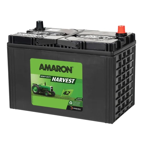 100Ah Amaron Harvest Tractor Battery - Material: Plastic