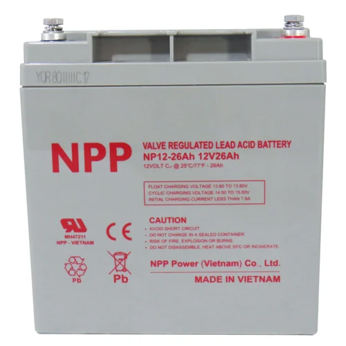 N PP Lead Acid Battery 26 AH