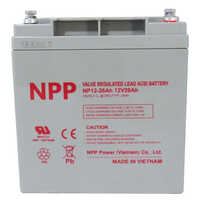 N PP Lead Acid Battery 26 AH