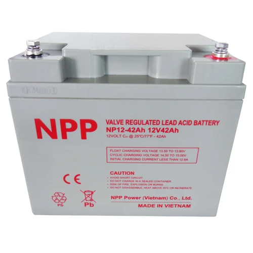 N Pp Lead Acid Battery - 42 Ah - Battery Capacity: 30 A 50Ah Ampere-Hour (Ah)