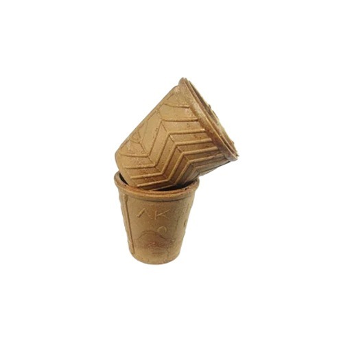 Earthen Gold Chocolate Edible Biscuit Tea Cup - Fat Content (%): Nil Percentage ( % )