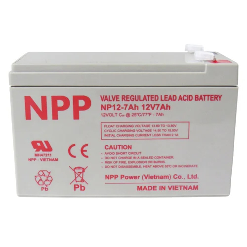 N PP Lead Acid Battery 7 Ah