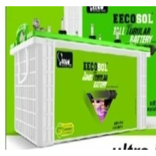 Eecosol Tall Tubular Battery - Material: Plastic