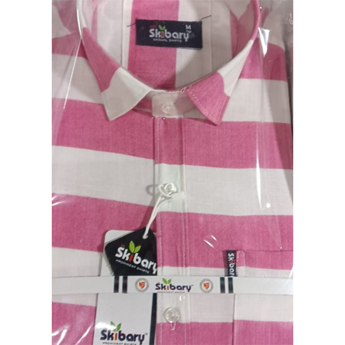 Mens Horizontal Striped Shirt
