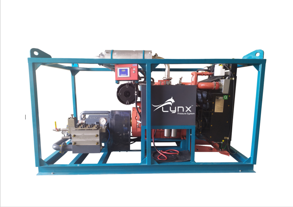 Triplex Water High Pressure Pump 200 Bar - Color: Grey