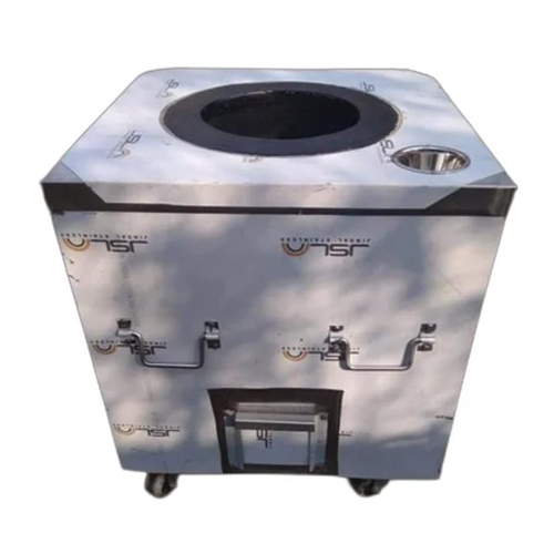 Stainless Steel Square Charcoal Tandoor