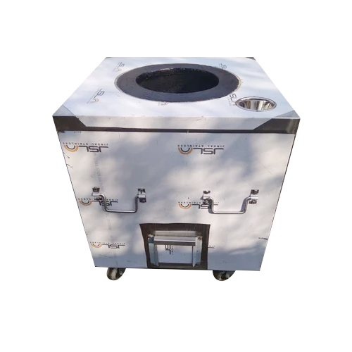 28x28x34 SS Square Charcoal Tandoor