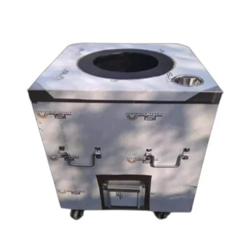 30X30X34 Ss Square Charcoal Tandoor - Features: Stable Operation