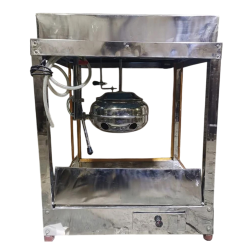 Stainless Steel Electric Popcorn Machine - Automation Grade: Semi Automatic