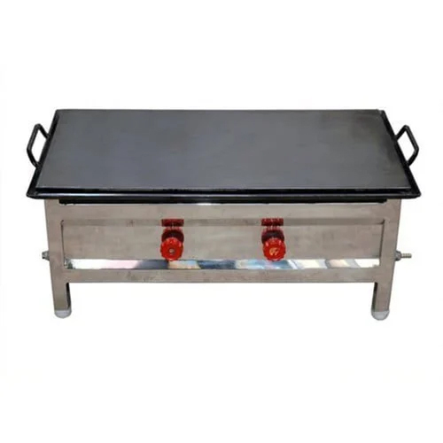 Stainless Steel Body Table Top Dosa Tawa Gas Operated For Commercial Use