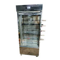 Stainless Steel 5 Rod Chicken Grill Machine For Chicken Roasting For Barbecue Shops - Features: Stable Operation