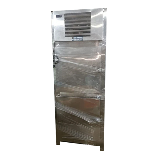 Stainless Steel 2 Door Vertical Deep Freezer With Plus And Minus Tempreure
