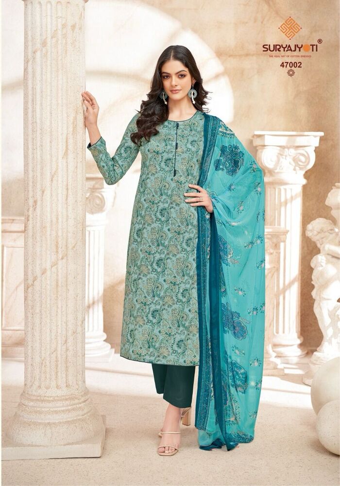 SuryaJyoti Naishaa Vol-47  Dress Material