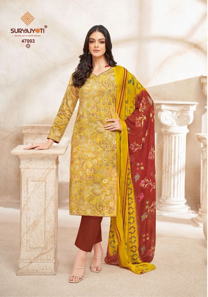 SuryaJyoti Naishaa Vol-47  Dress Material