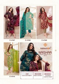 SuryaJyoti Naishaa Vol-47  Dress Material