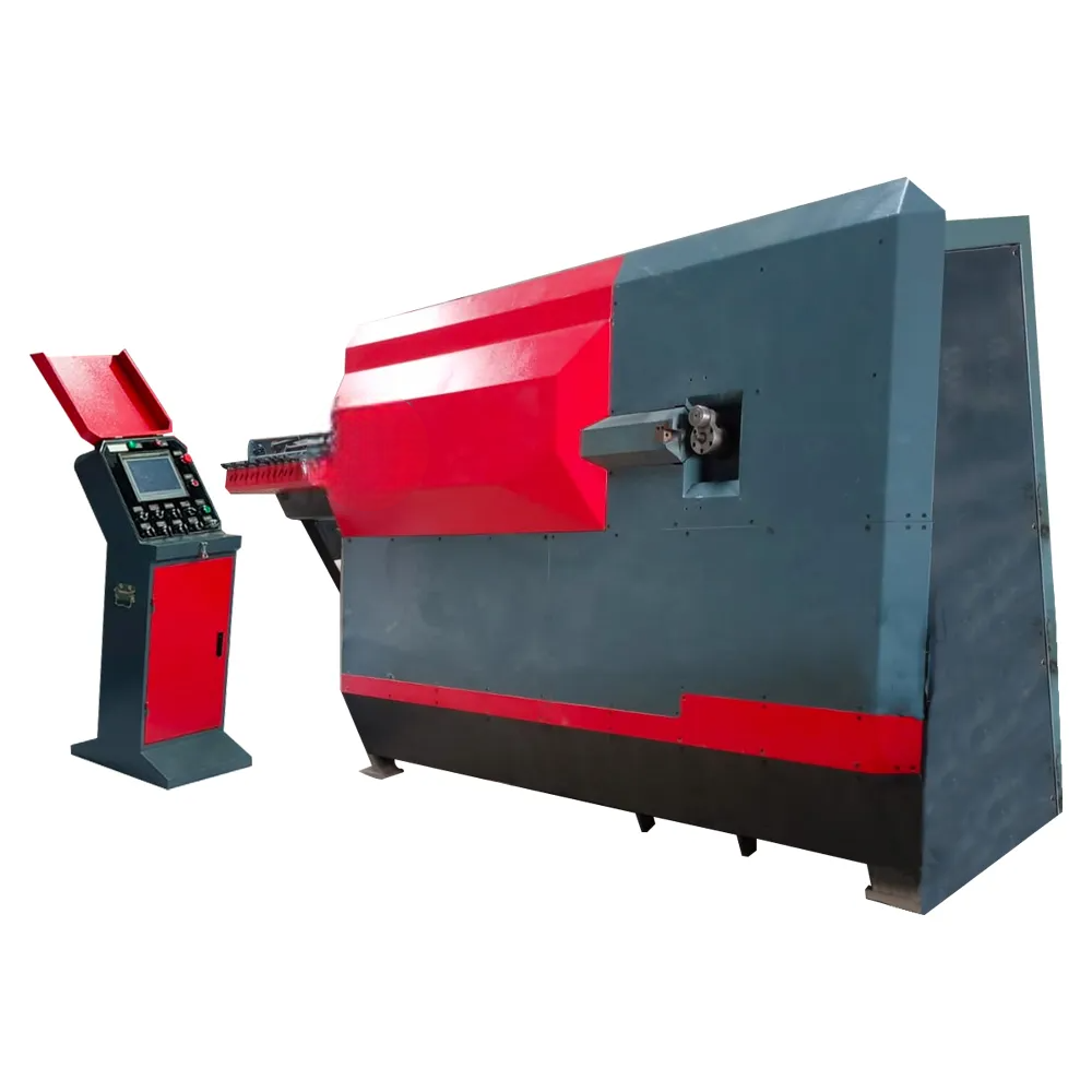 Automatic Bar Bending Machine D4 - Color: Red