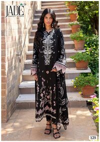 Jade Chevron Vol-13 Karachi Dress Material
