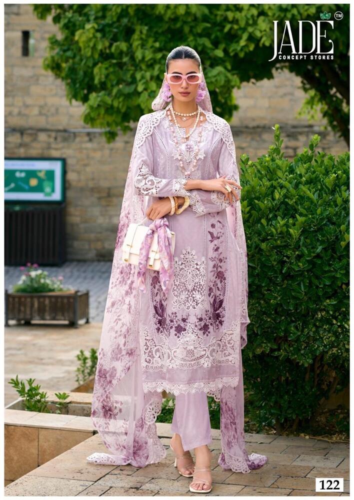 Jade Chevron Vol-13 Karachi Dress Material