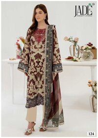 Jade Chevron Vol-13 Karachi Dress Material