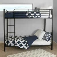 Double Bunk Bed - Color: Black