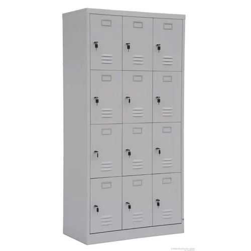 12 Door Staff Locker - Color: Grey