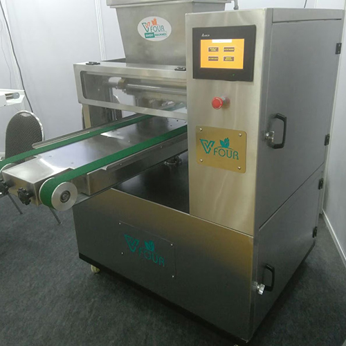 Automatic Cookie Dropping And Wire Cutting Machine - Stainless Steel, Standard Size, Silver Color | Fully Automatic, 220-240 Volt Electric Power