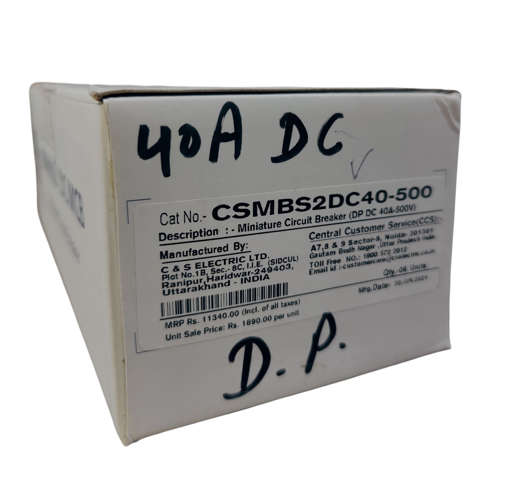 C&S MCB CSMBS2DC40-500