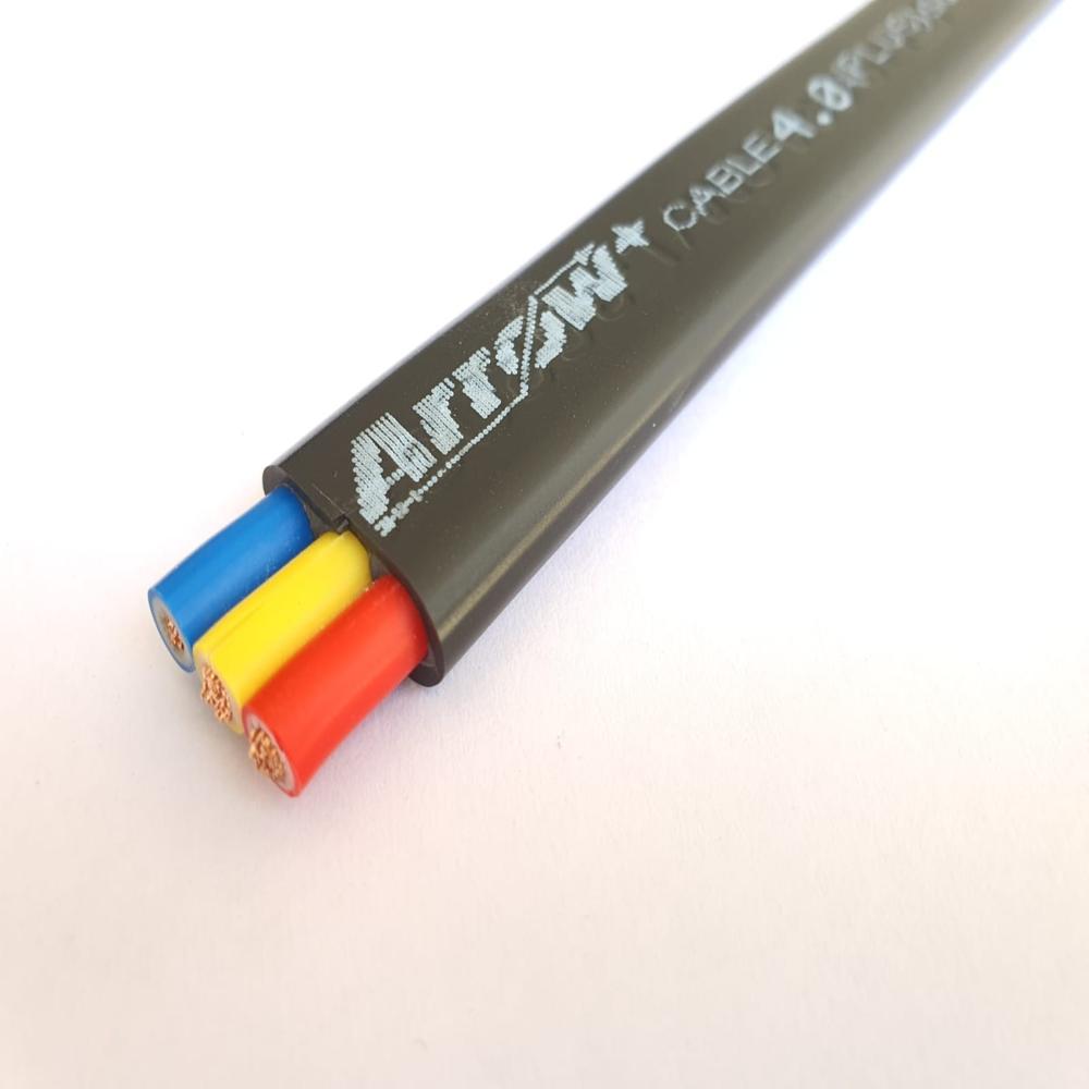 Flat Submersible Cable - Color: Red
