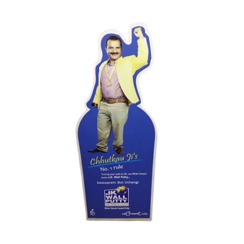 Advertising Cut Out Sun Board Display Stand - Design: Printed