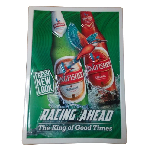 3D Advertising Embossed Poster