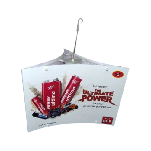 Tri Rama Advertising Dangler - Color: White