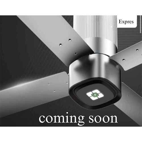 Airoquad Futuristic Square Hub Design Ceiling Fan - No. Of Blades: 4