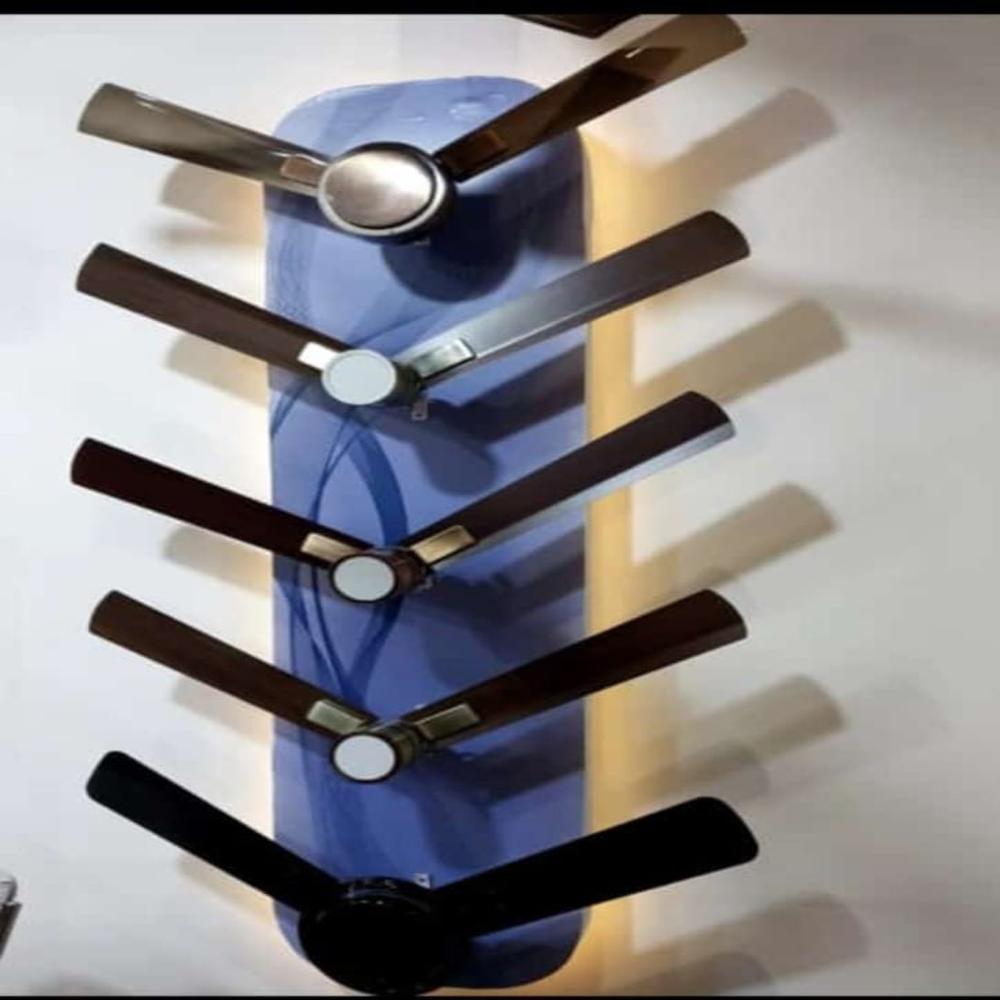Airoelevate Unique Hollow Hub Design Ceiling Fan - Material: Iron