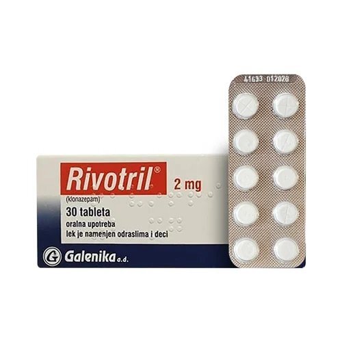 Clonazepam 2mg Rivotril Tablet