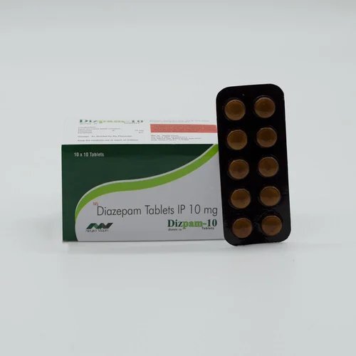 Dizpam 10mg Diazepam Tablet IP Neuro Vision