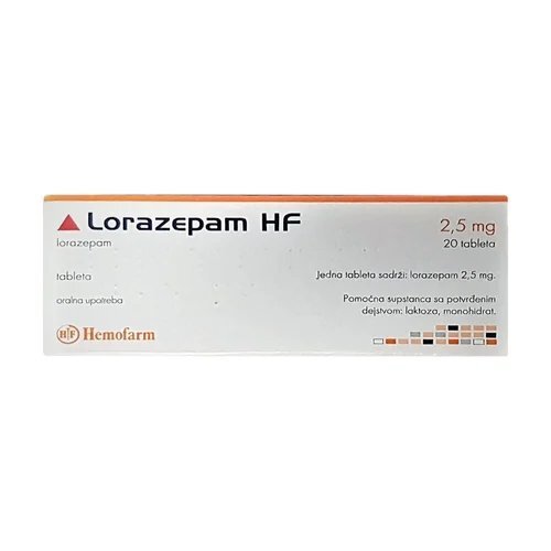 Hemofarm 2mg Lorazepam Tablets