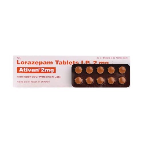 Lorazepam 2 Mg Ativan Tablets