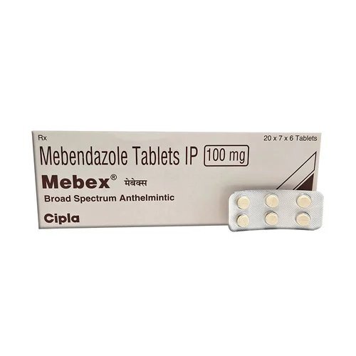 Mebex Mebendazole 100mg Tablets