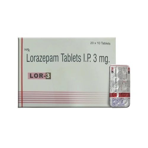 LOR 3 Lorazepam 3mg Tablets Calm & Relaxation Support