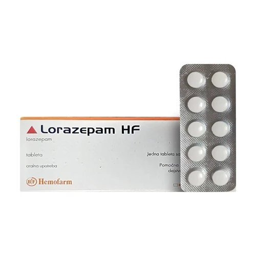 Lorazepam HF 2.5mg Tablets By Hemofarm For Stress & Insomnia Relief