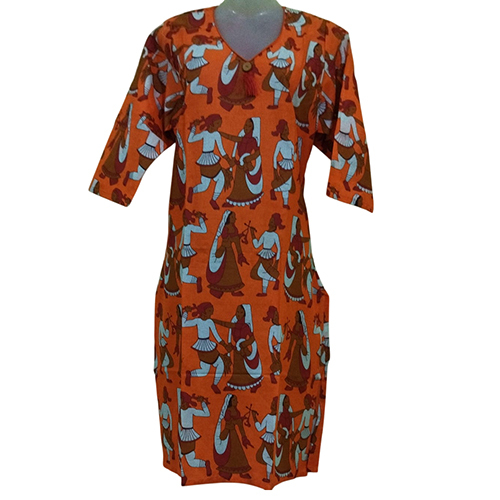 Ladies Cotton Printed Kurti