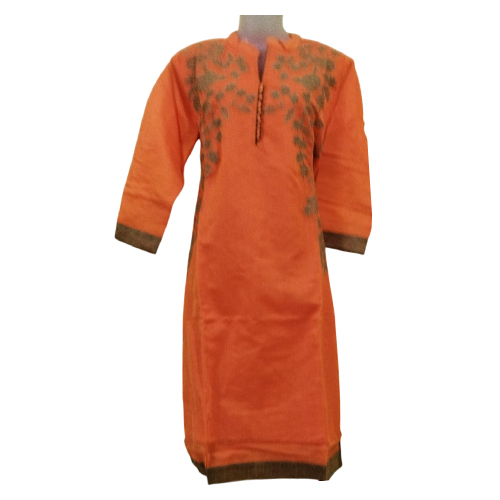 Ladies Orange Kurti